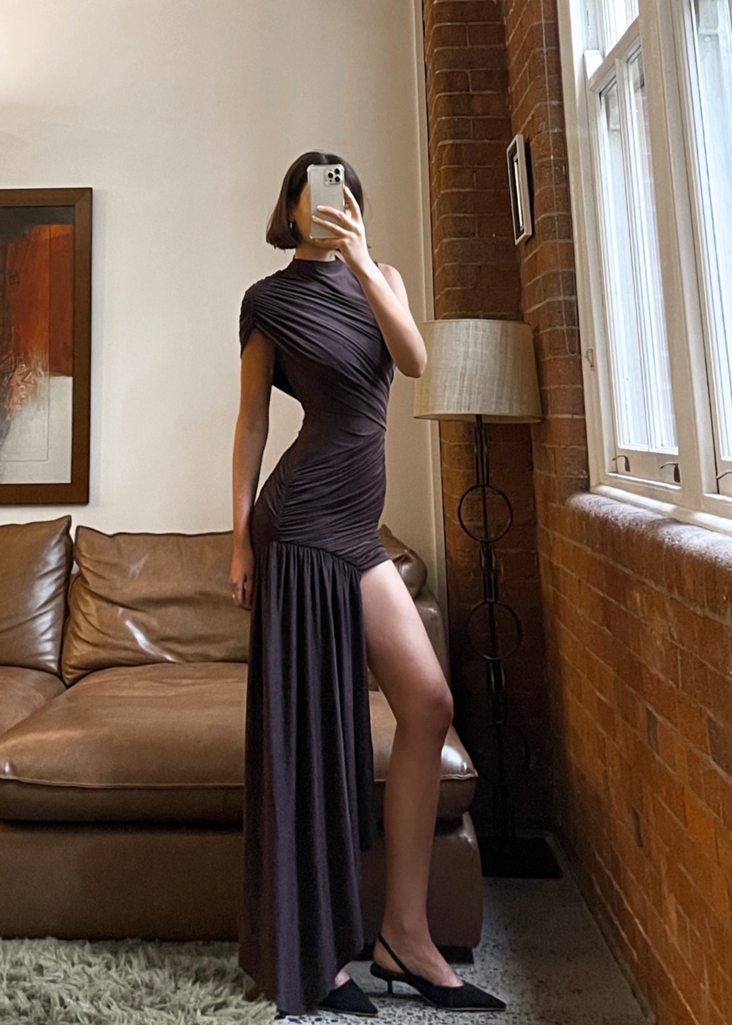 Gia Dress - Espresso