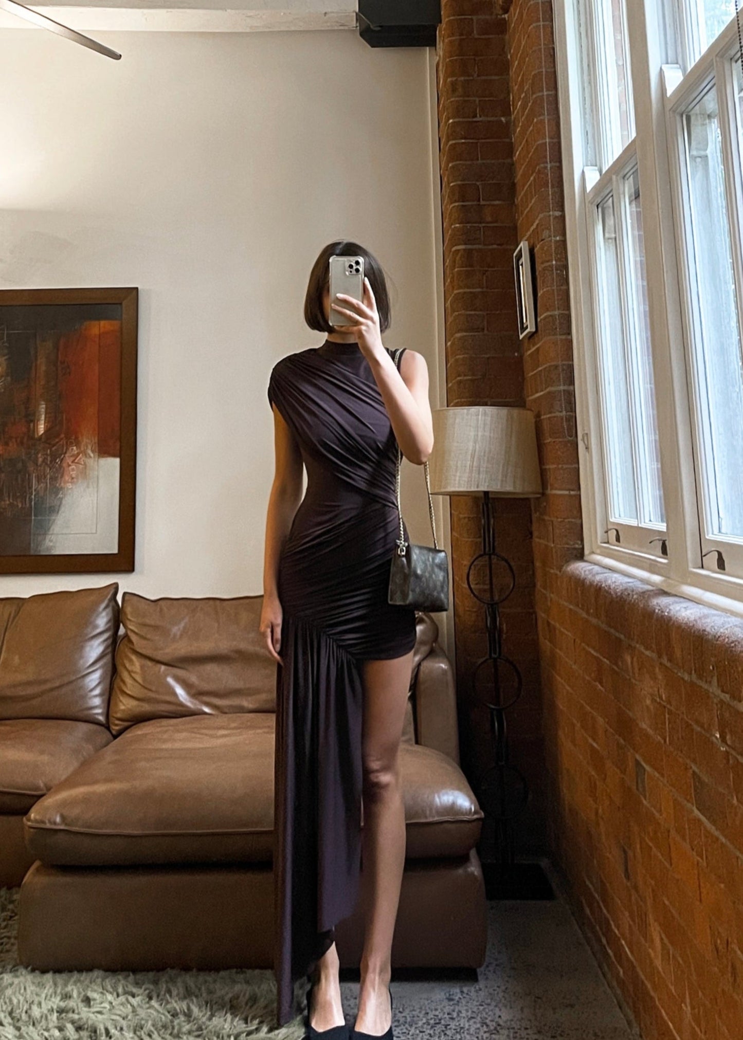 Gia Dress - Espresso