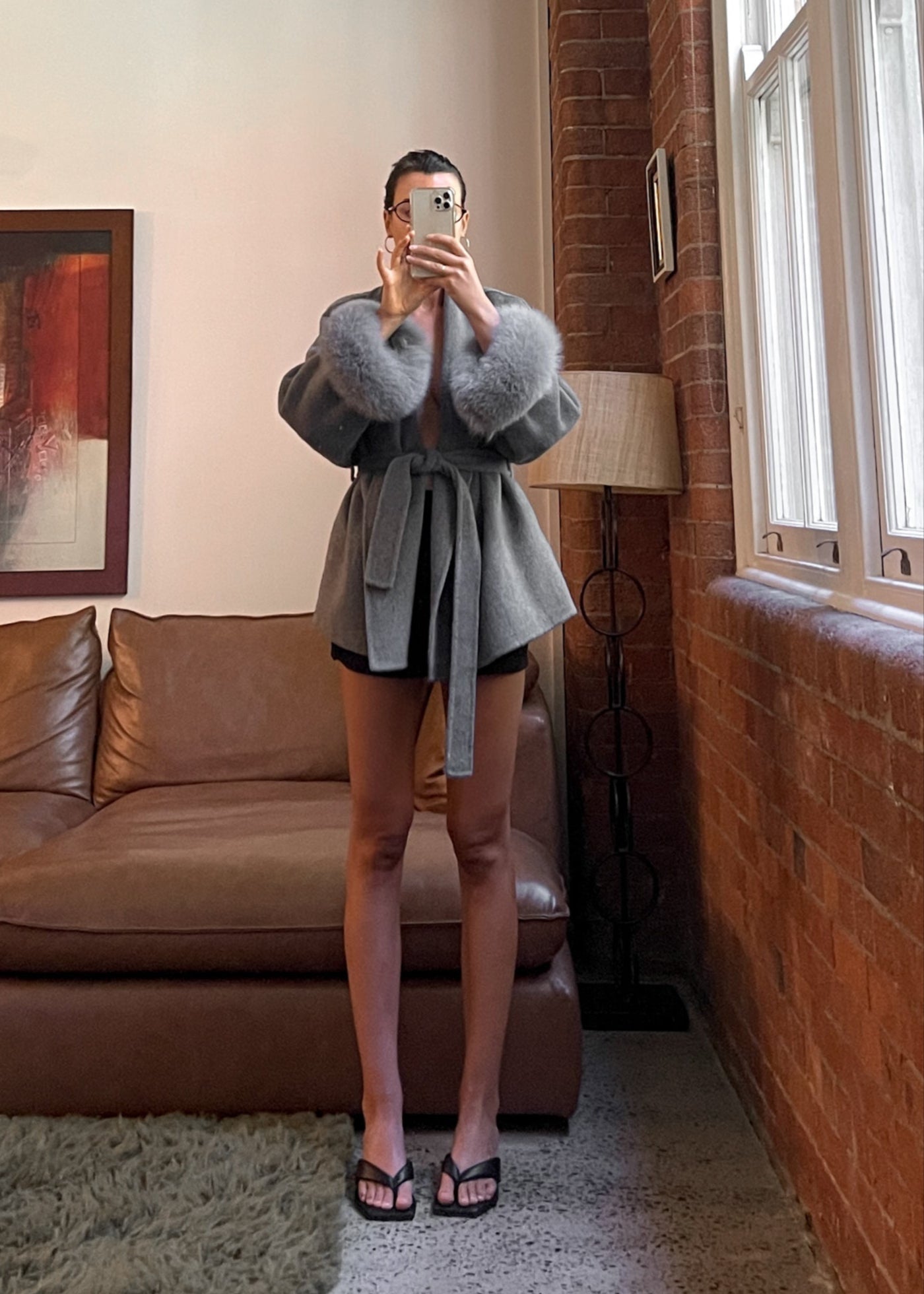 Natasha Wool Coat - Grey