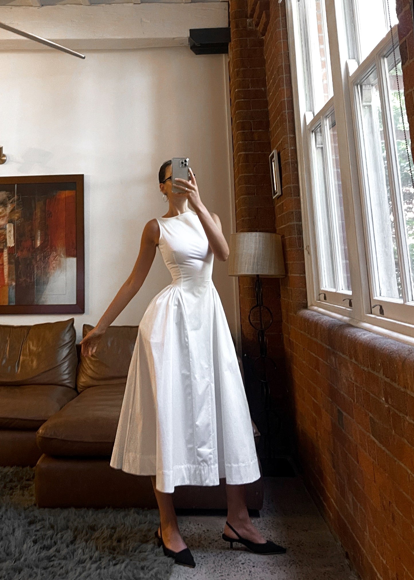 Jacqueline Dress - White
