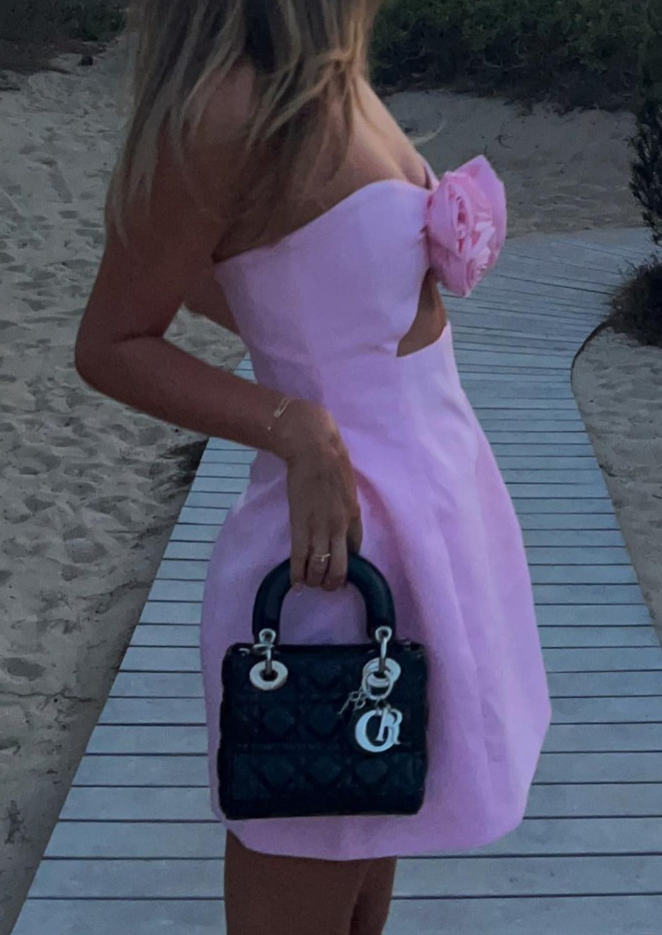 Valencia Dress - Baby Pink