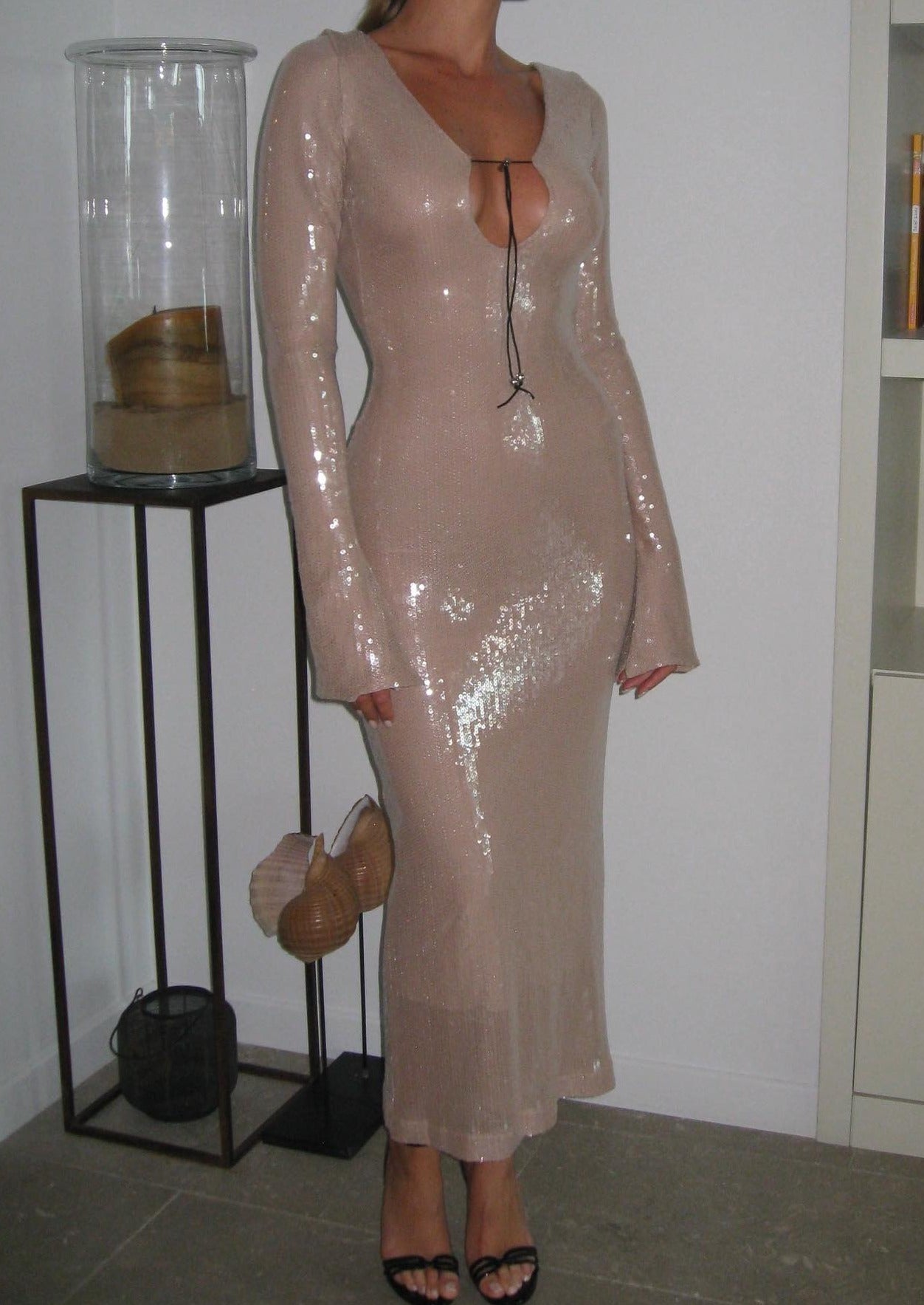Maya Dress - Beige - FINAL SALE