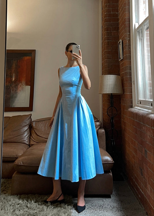 Jacqueline Dress - Sky