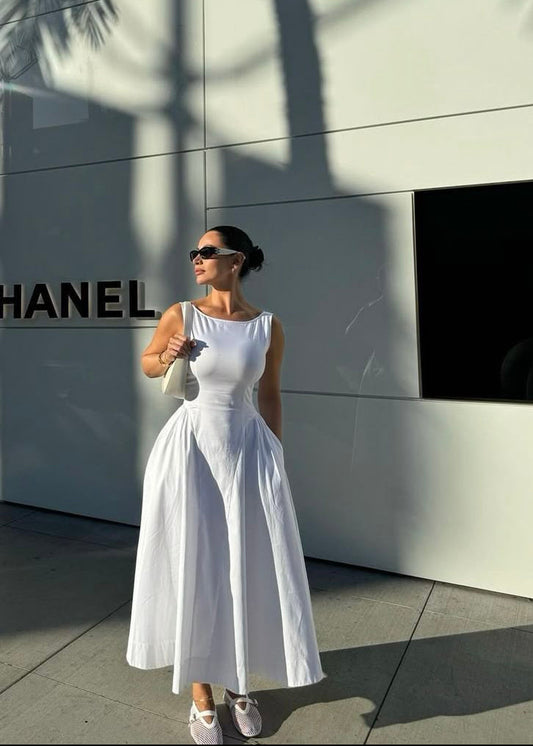 Jacqueline Dress - White