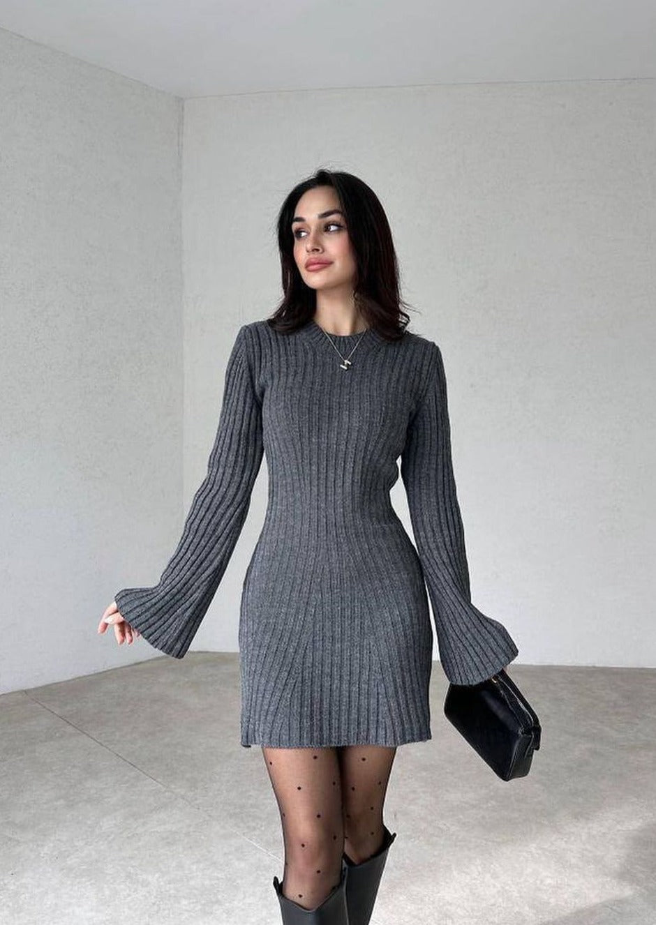 Eloise Dress - Smoke - FINAL SALE