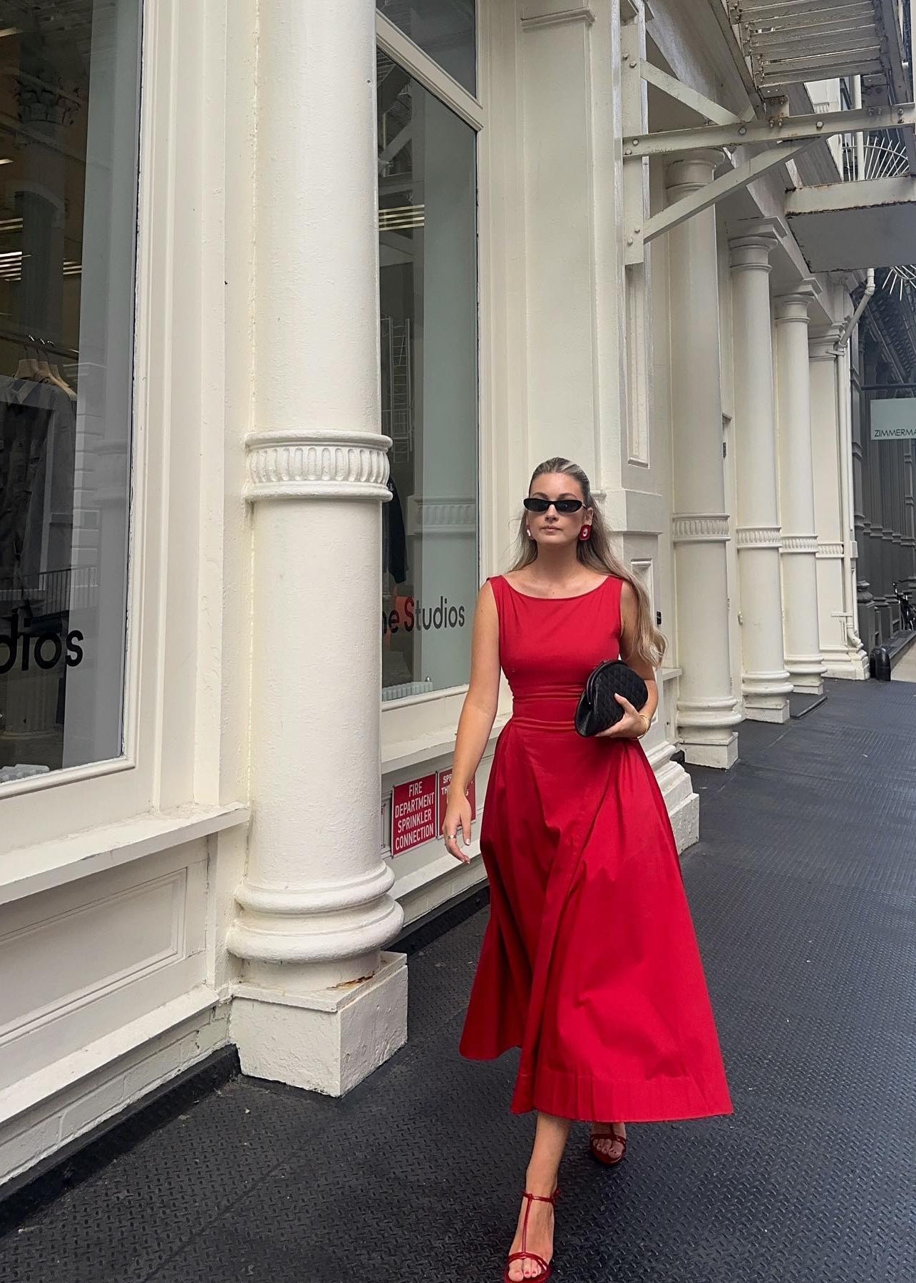 Jacqueline Dress - Red