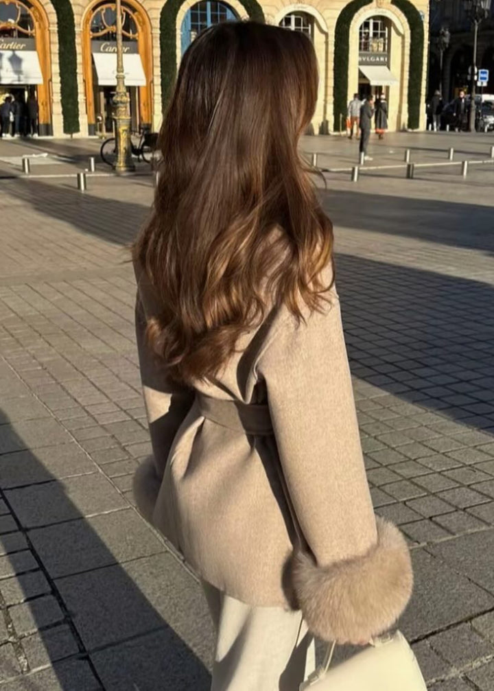 Natasha Wool Coat - Mushroom