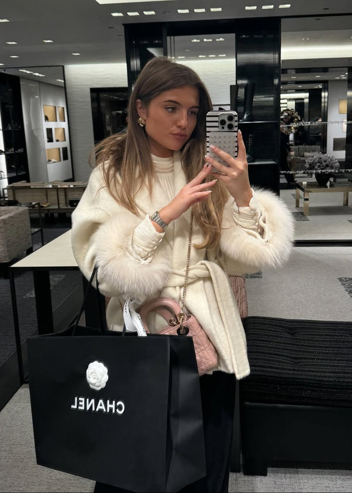 Natasha Wool Coat - Cream