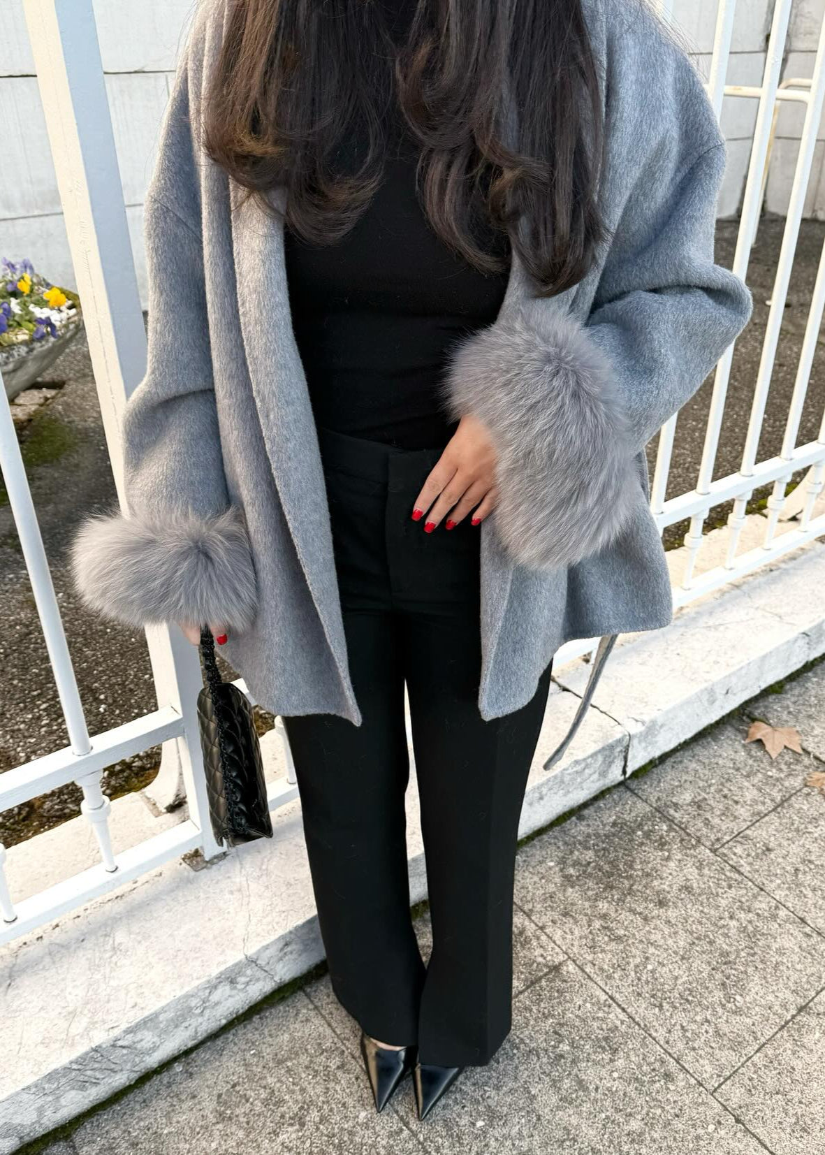 Natasha Wool Coat - Grey