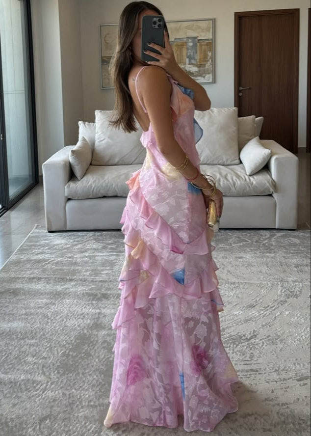 Evangeline Dress - Pink Fairy