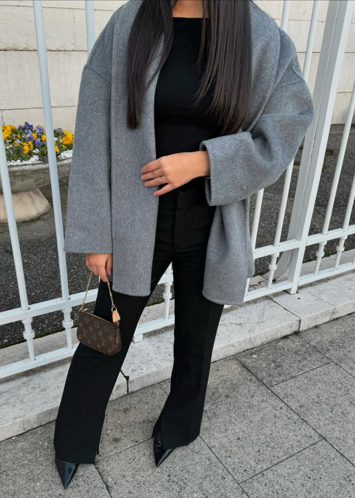 Natasha Wool Coat - Grey