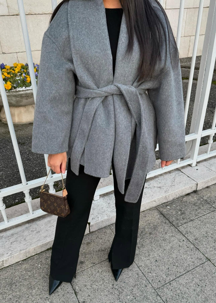 Natasha Wool Coat - Grey