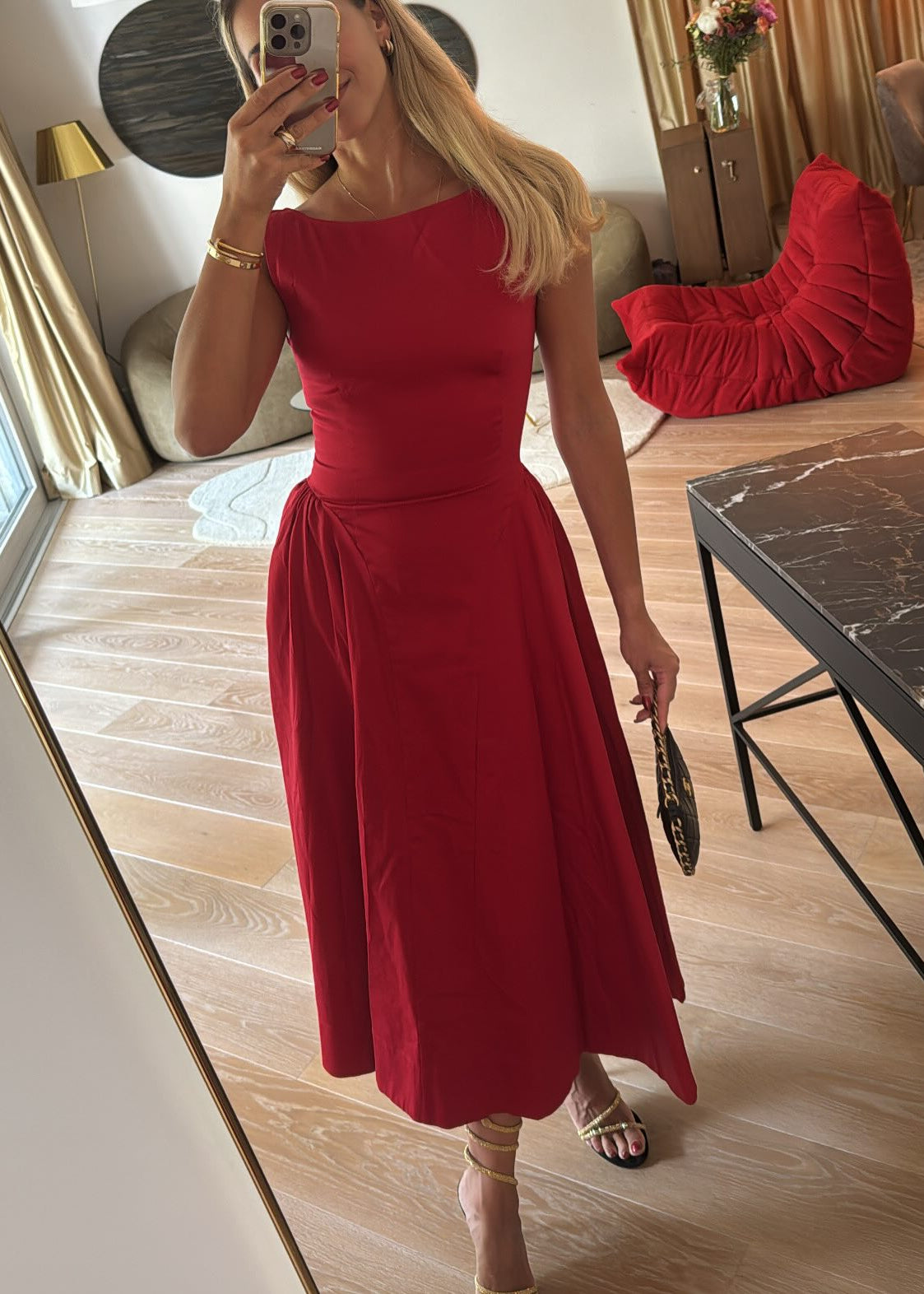 Jacqueline Dress - Red