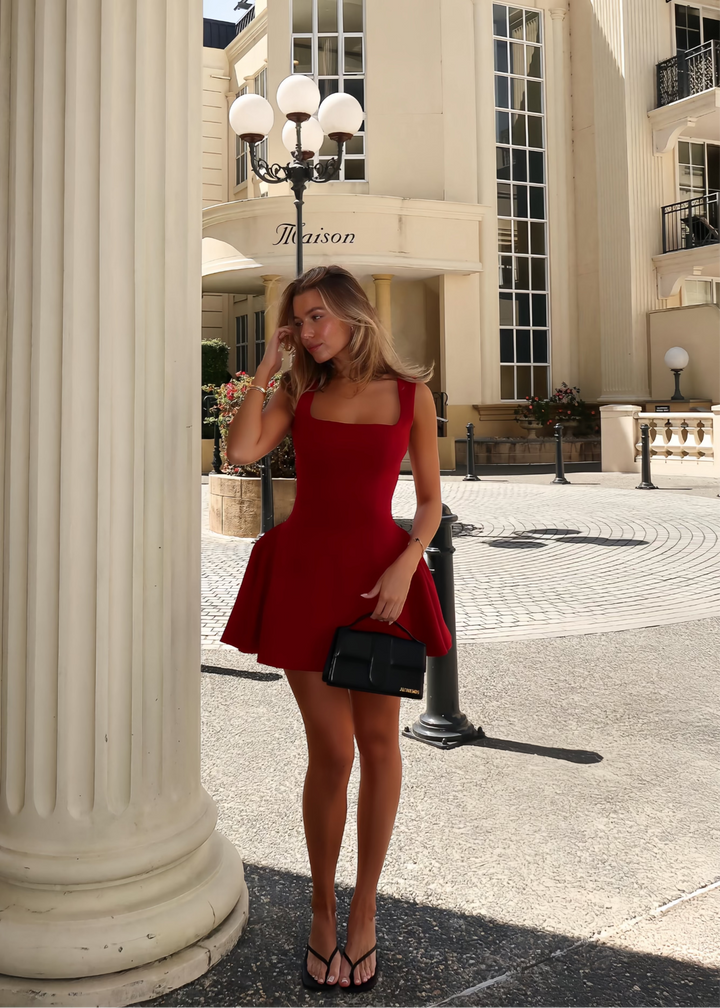 Vivienne Dress - Scarlet