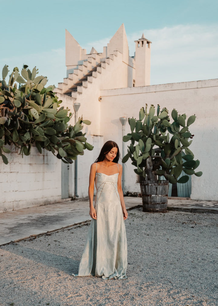 Mallorca Dress - Pistachio