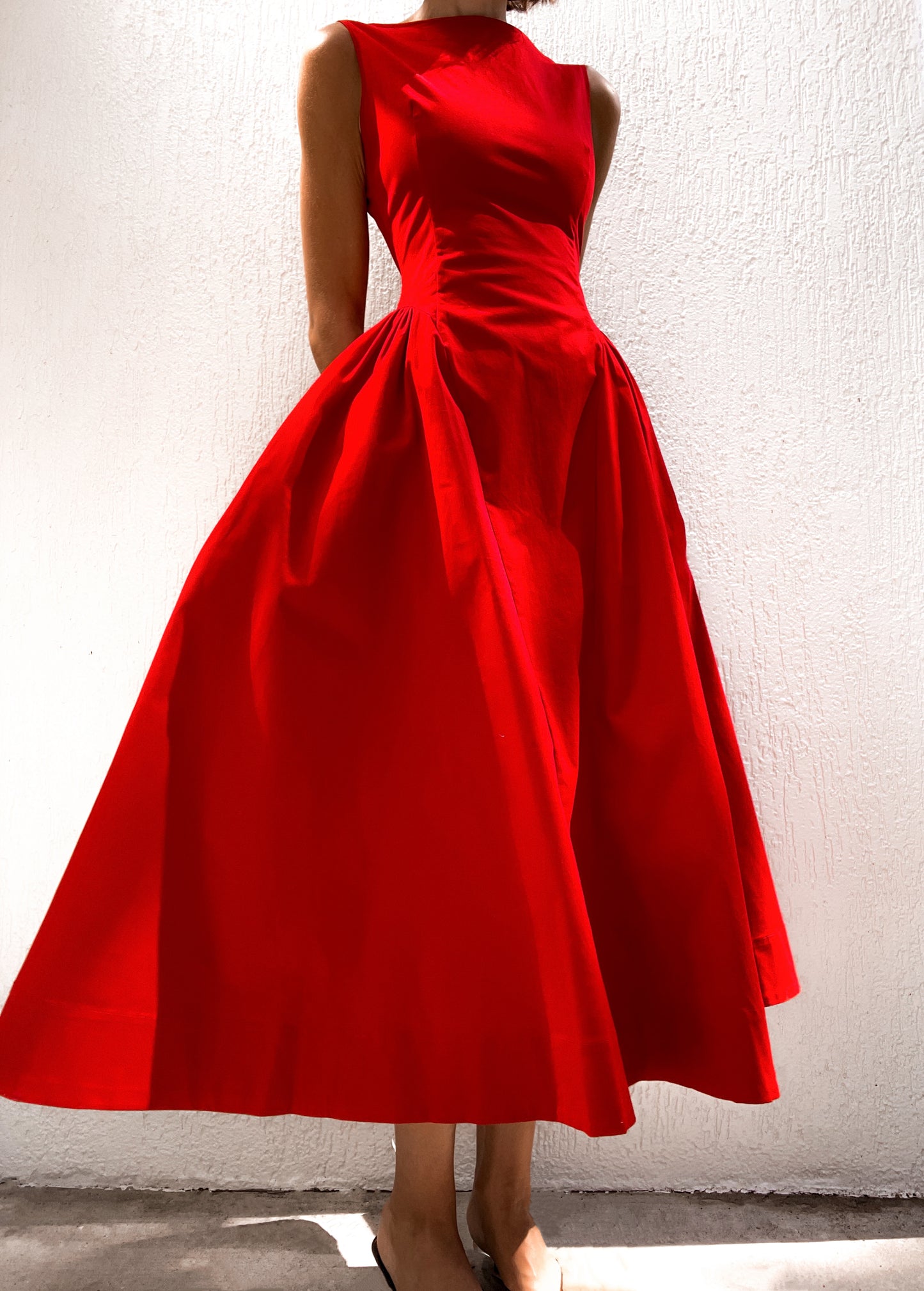 Jacqueline Dress - Red - PRE ORDER