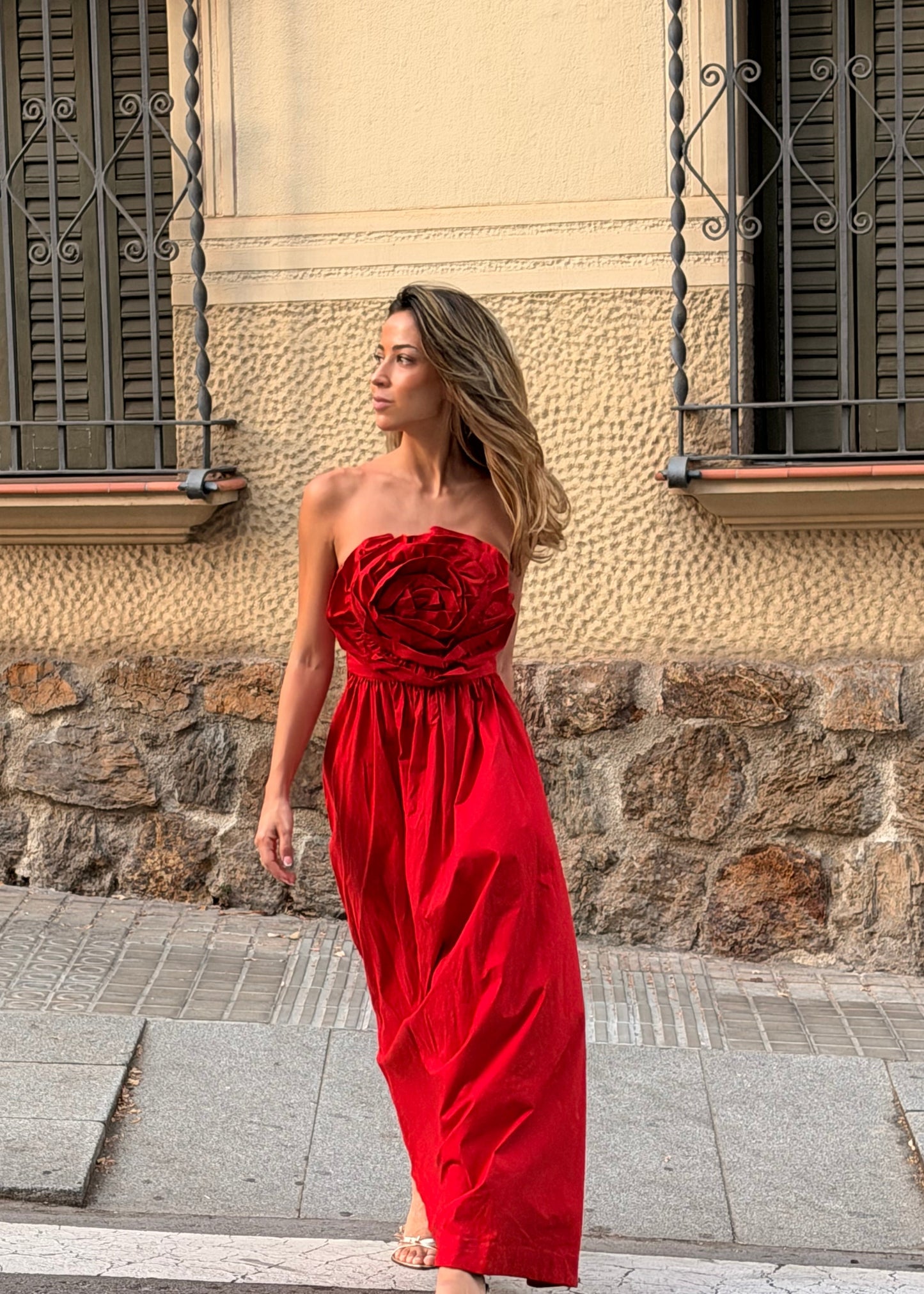 Verona Dress - Red