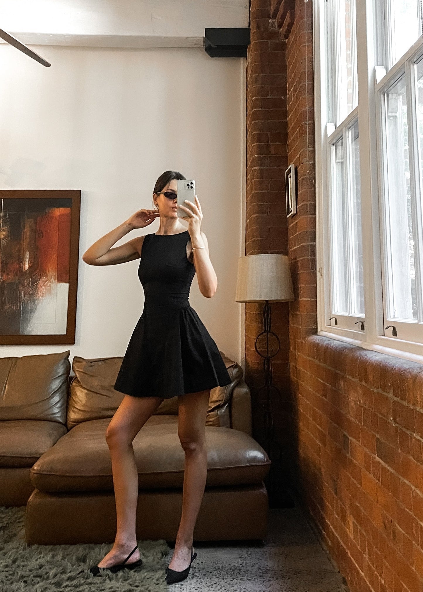 Jacqueline Mini Dress - Black