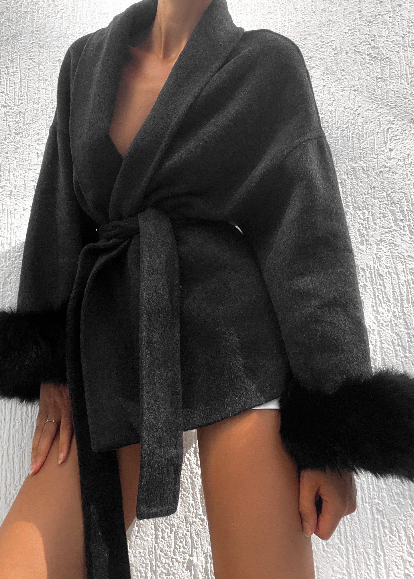 Natasha Wool Coat - Black