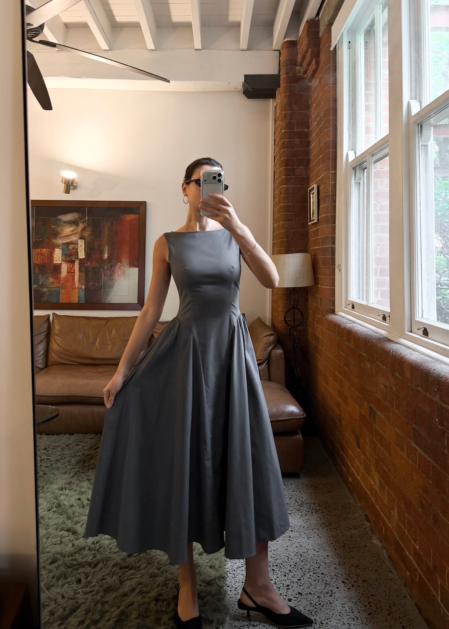 Jacqueline Dress - Stone