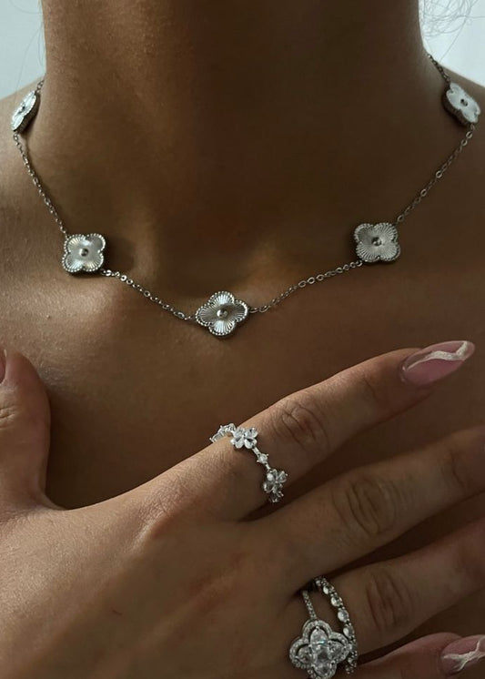 Majorelle Luxe Necklace - Silver