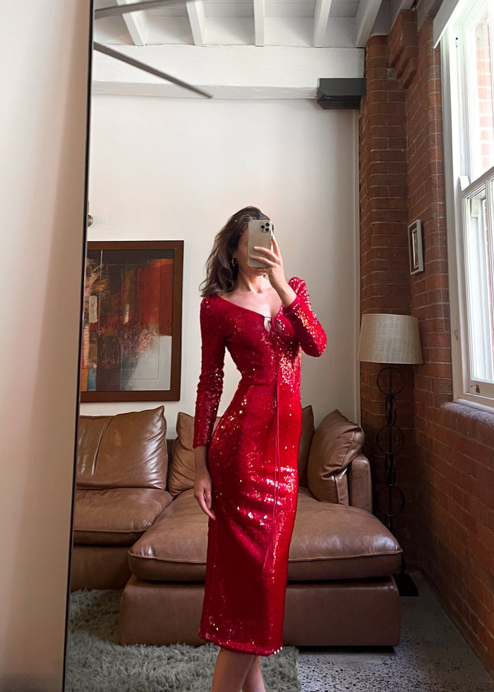 Cannes Dress - Ruby - FINAL SALE