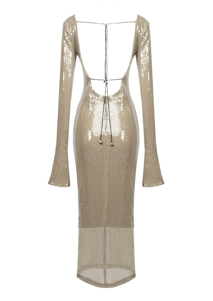 Maya Dress - Beige - FINAL SALE