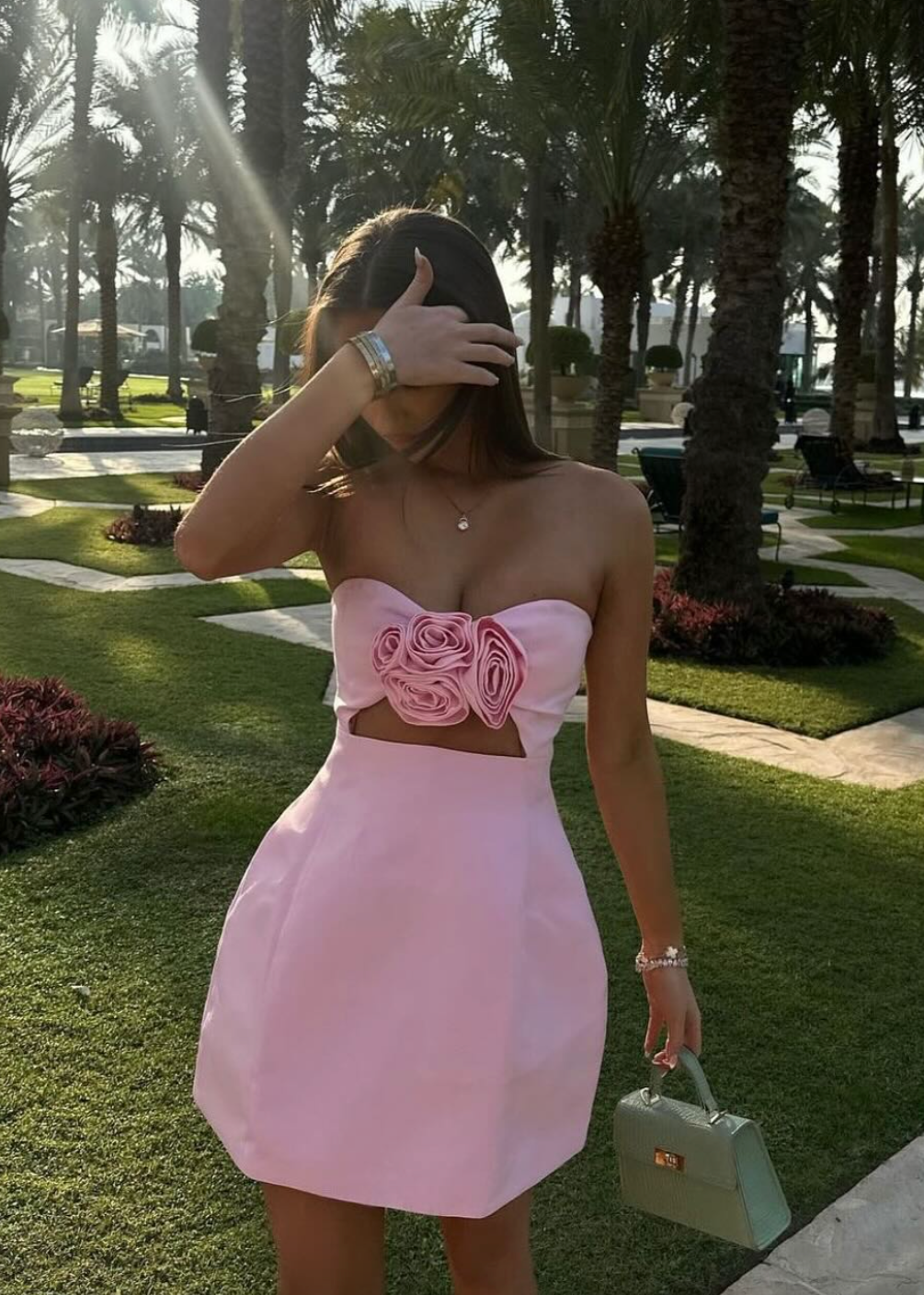 Valencia Dress - Baby Pink Valencia Dress - Baby Pink