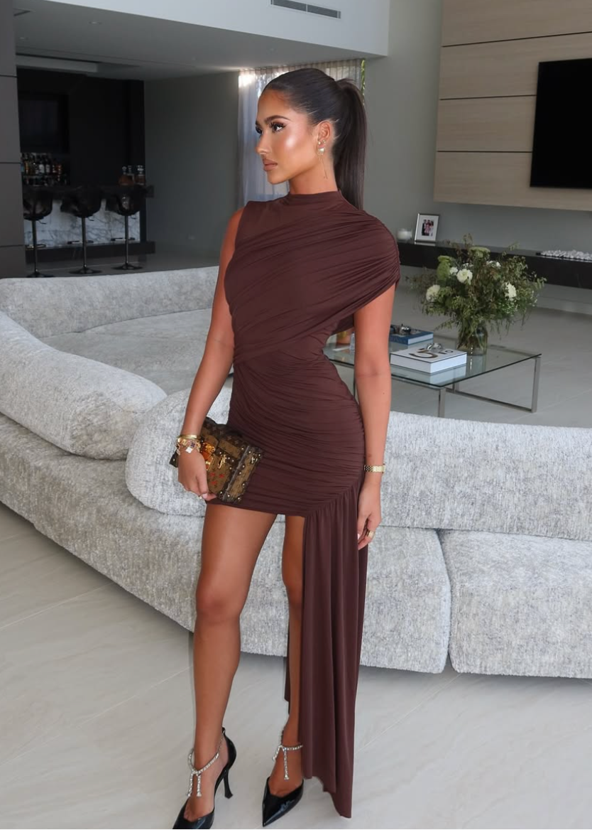 Gia Dress - Espresso