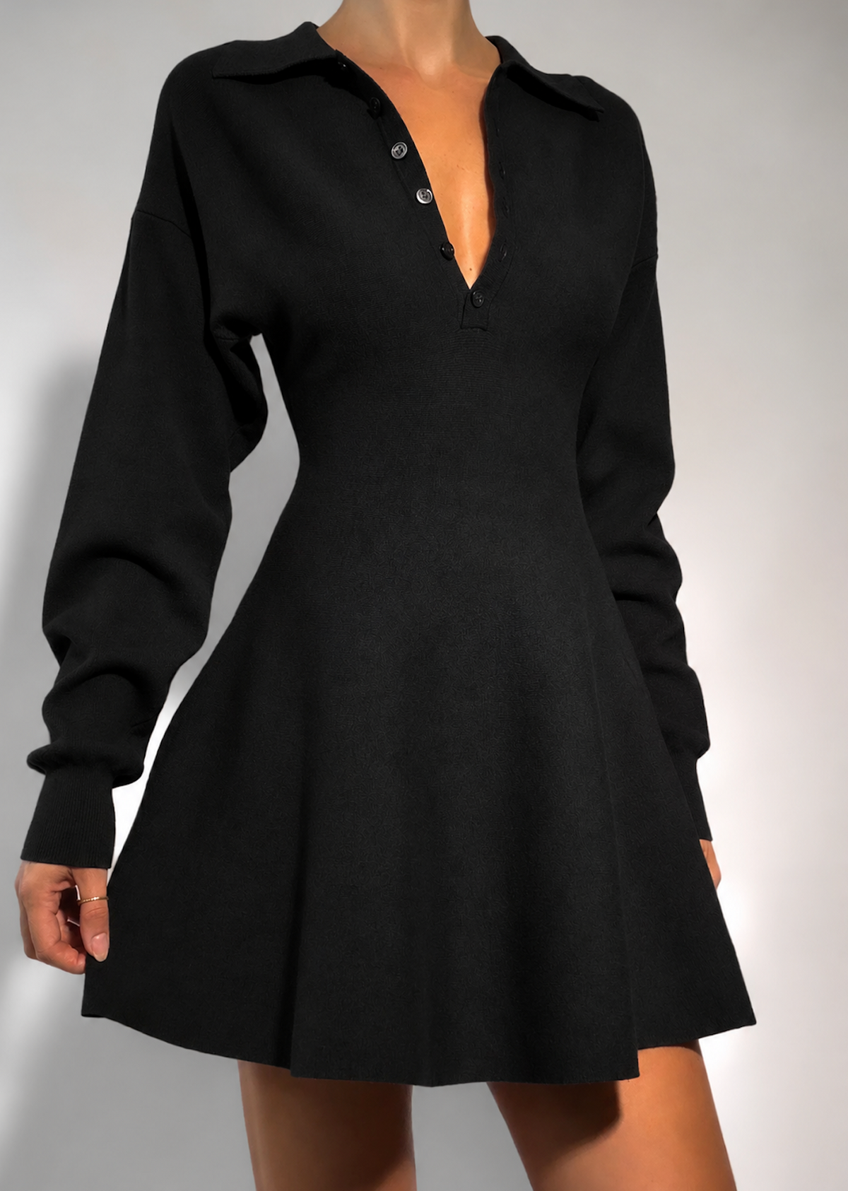 Margaux Knit Dress - Black