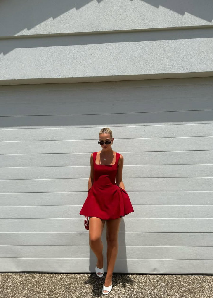 Vivienne Dress - Scarlet
