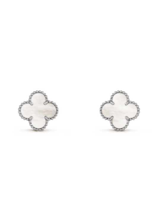 Majorelle Earrings - Oyster