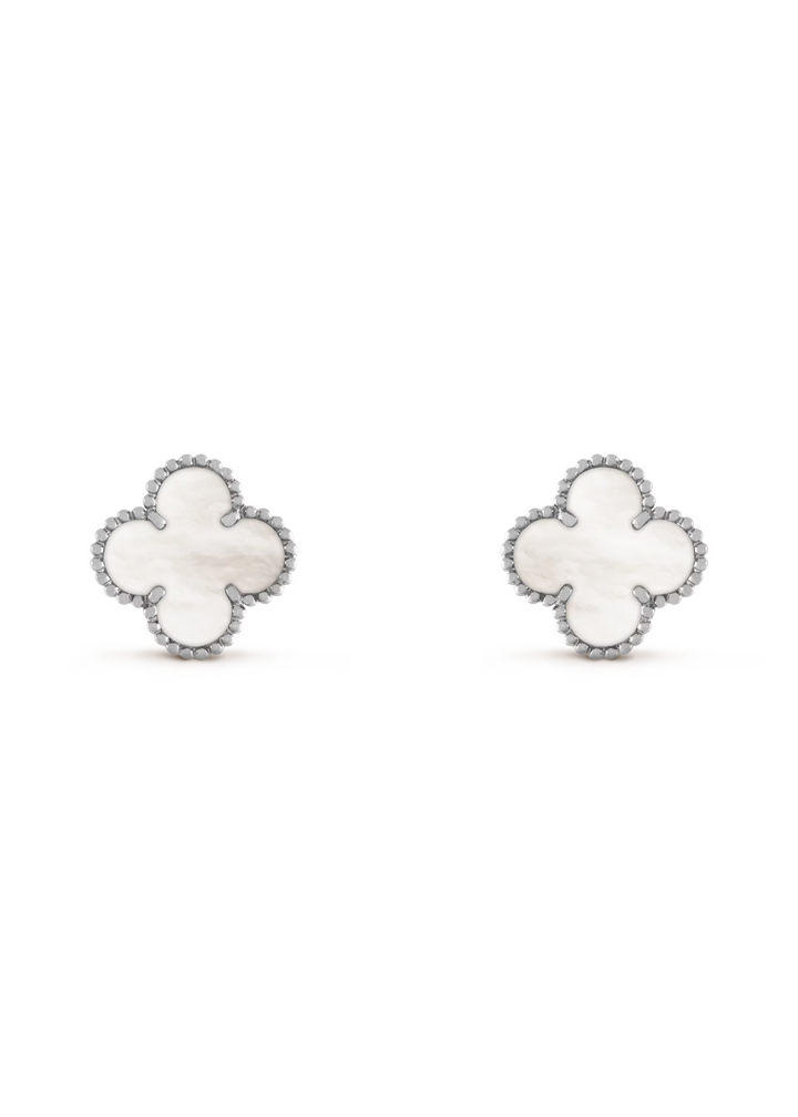 Majorelle Earrings - Oyster