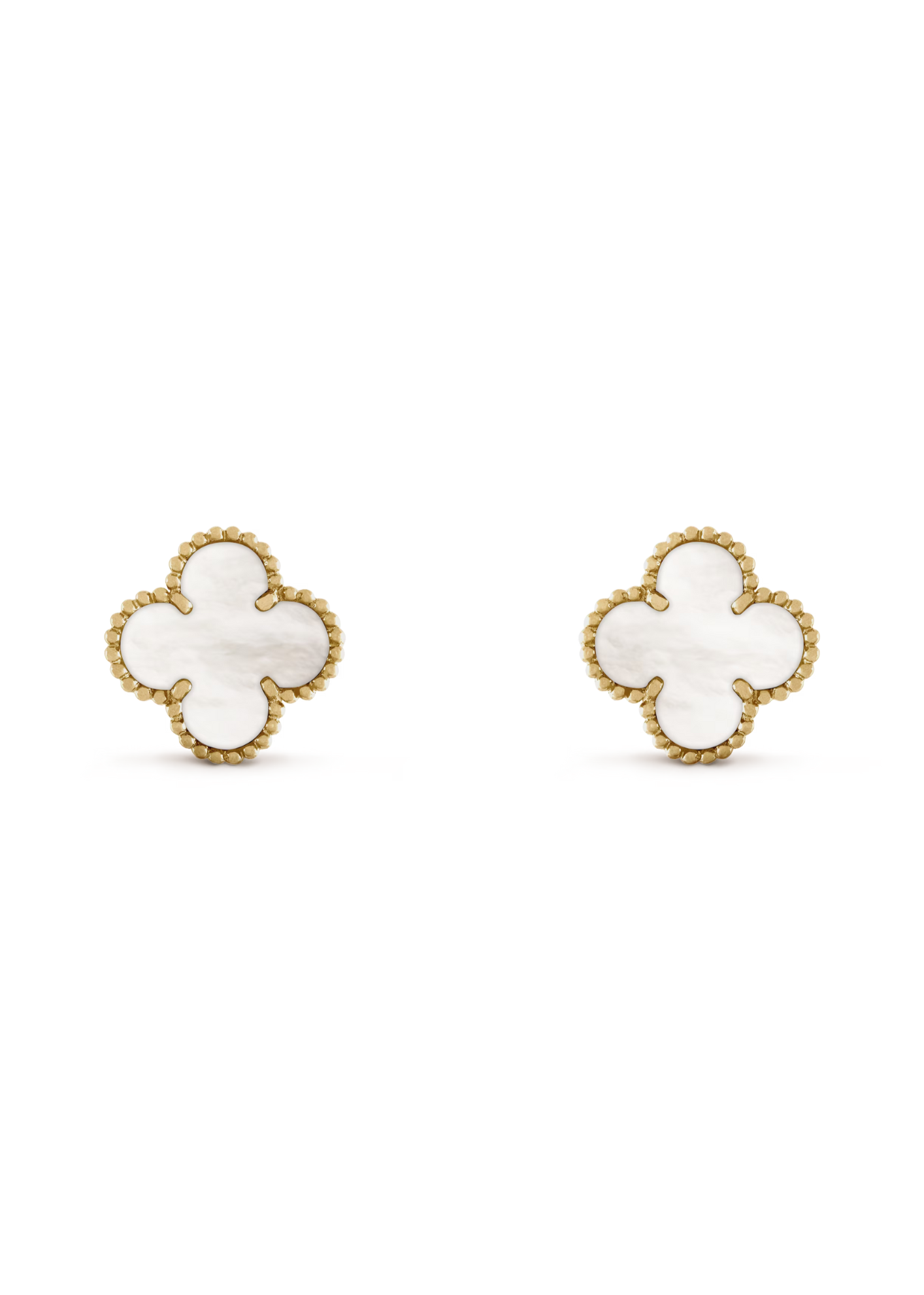 Majorelle Earrings - Oyster