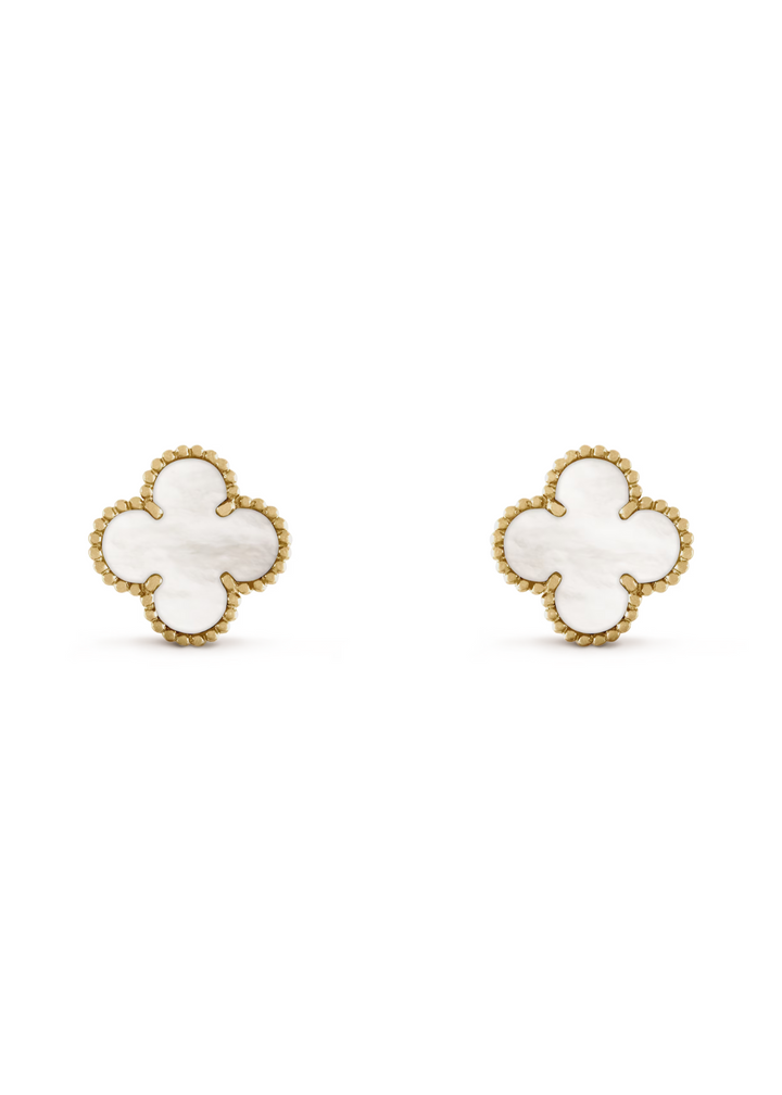 Majorelle Earrings - Oyster