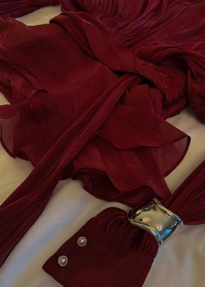 Estelle Dress - Cherry