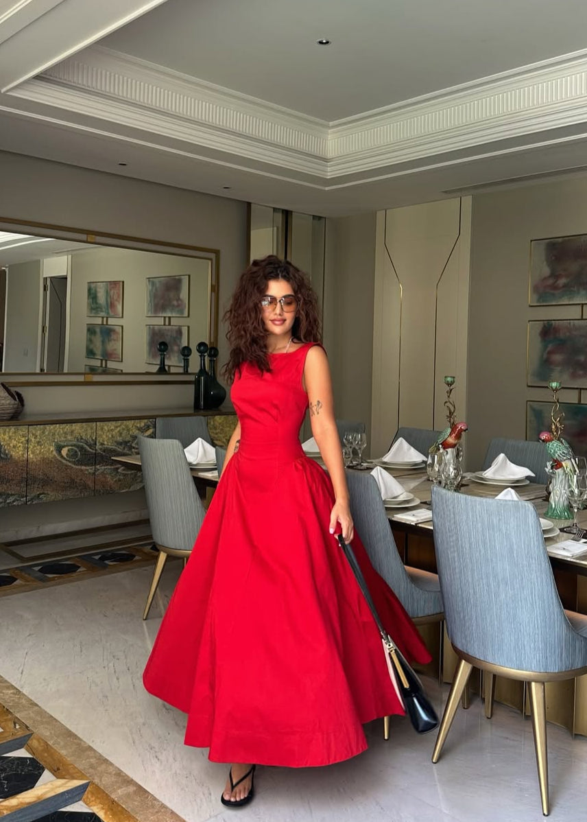 Jacqueline Dress - Red