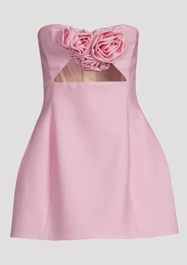 Valencia Dress - Baby Pink