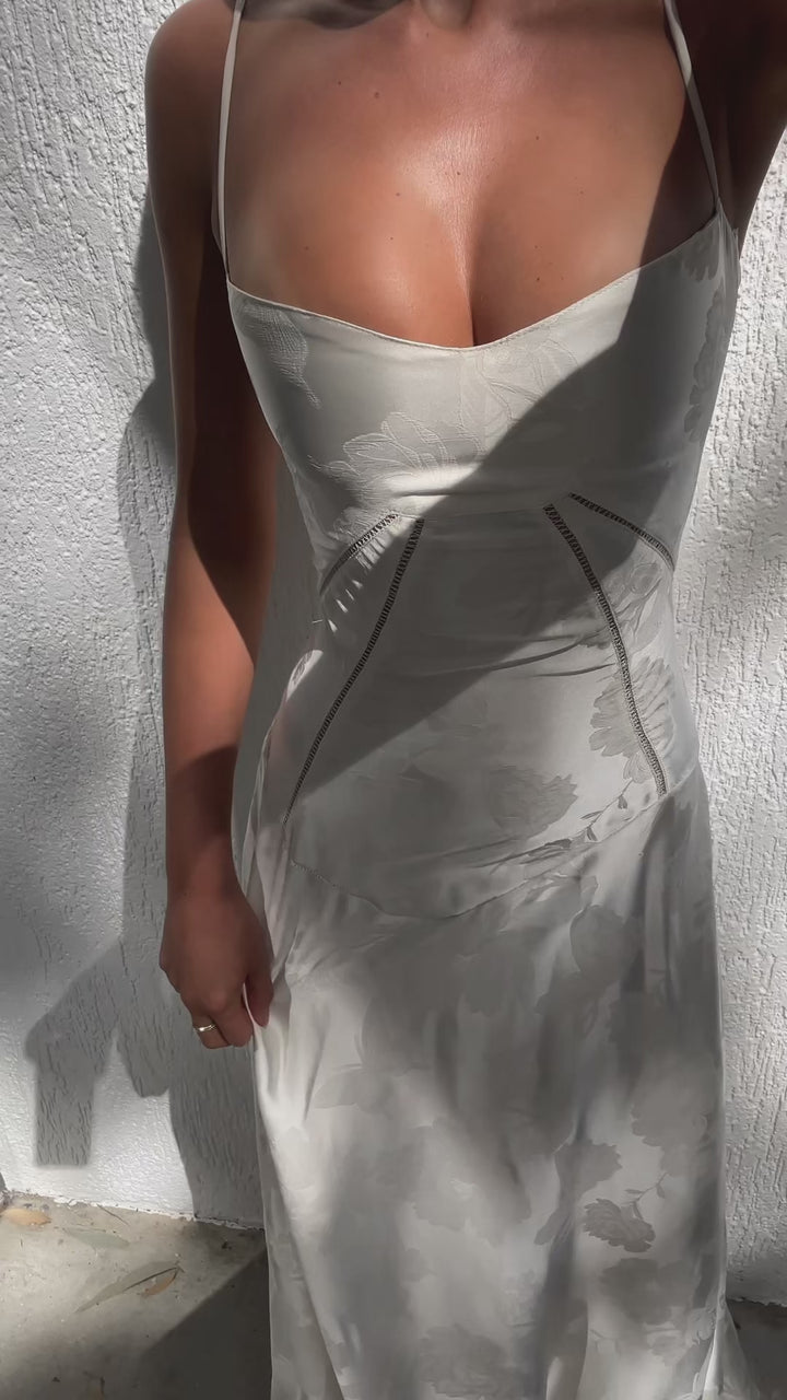 Mallorca Dress - Pearl