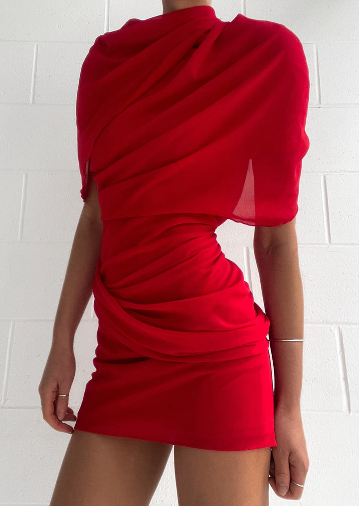 Carmen Dress - Red - FINAL SALE