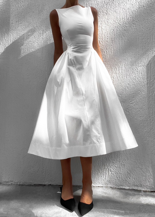 Jacqueline Dress - White