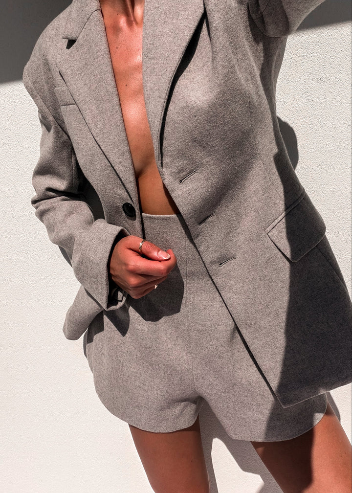 Annalise Blazer - Taupe