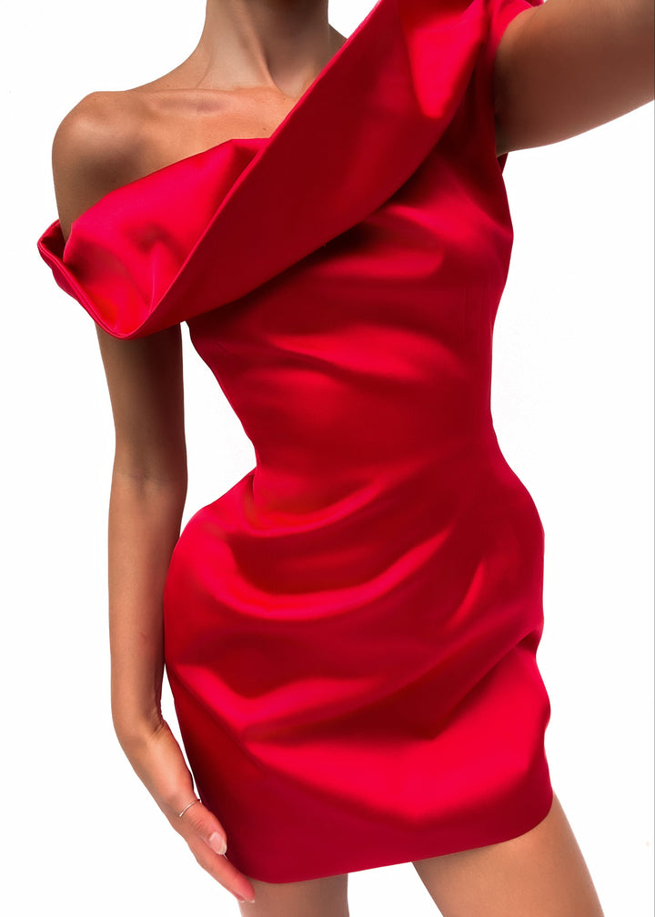 Lana Dress - Crimson
