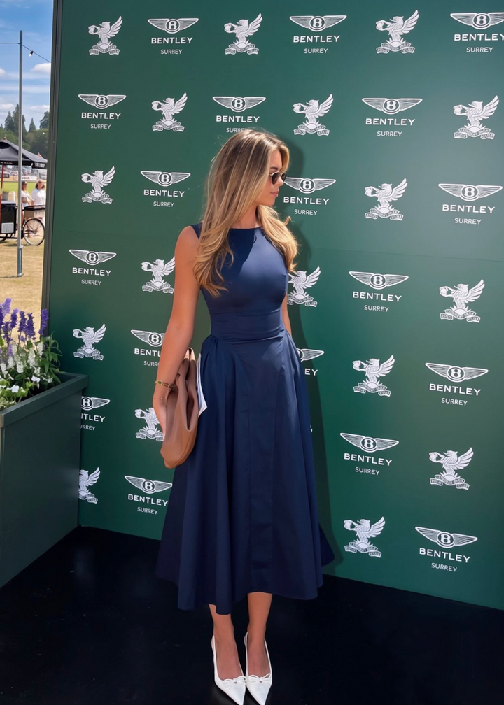 Jacqueline Dress - Navy