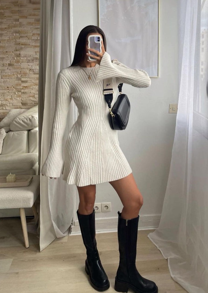 Eloise Dress Cream - FINAL SALE