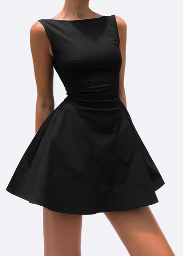 Jacqueline Mini Dress - Black