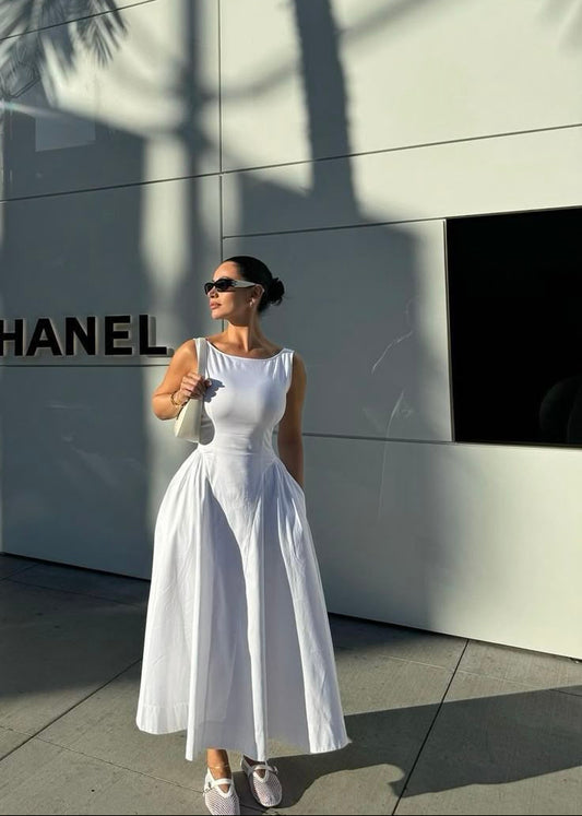 Jacqueline Dress - White