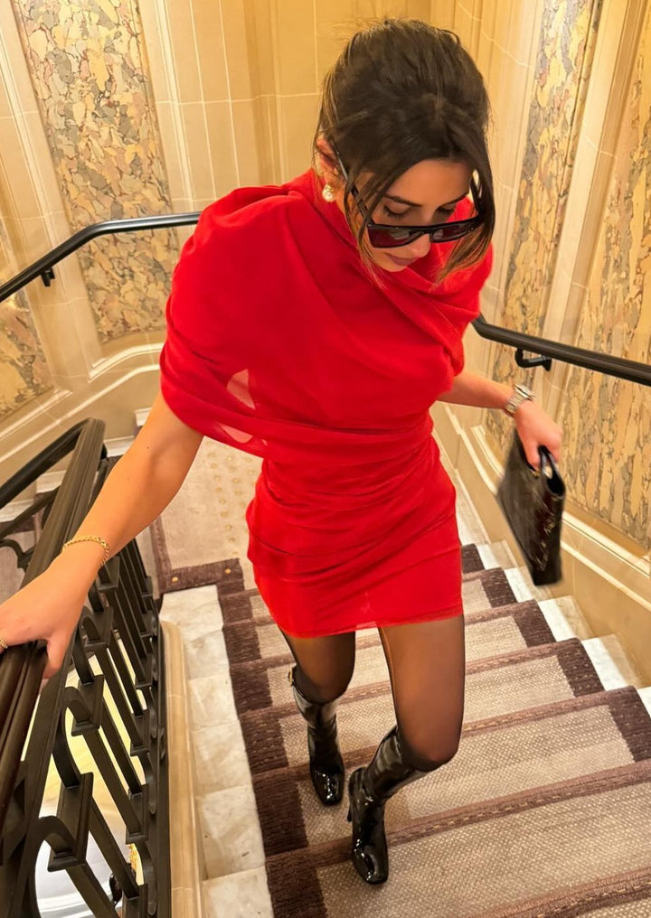 Carmen Dress - Red - FINAL SALE