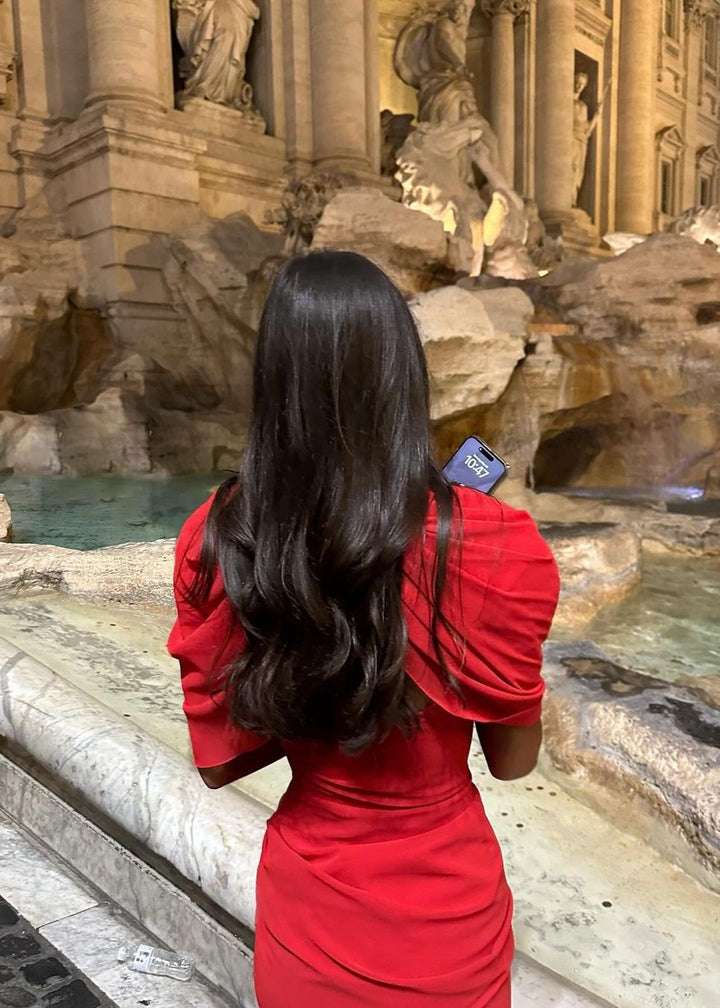 Carmen Dress - Red - FINAL SALE