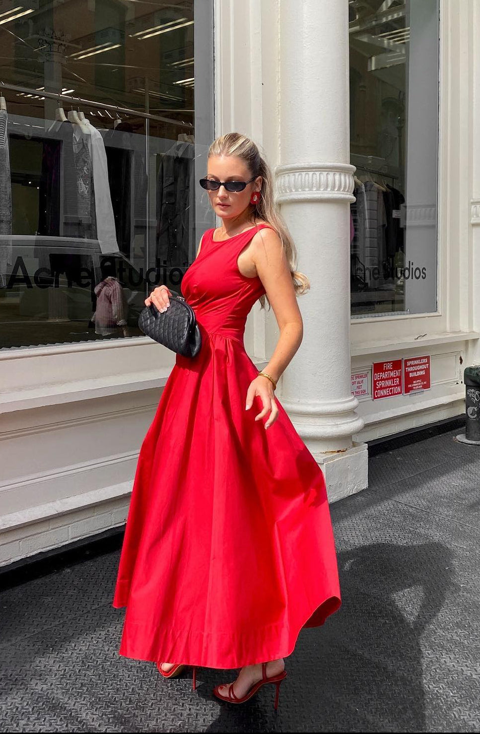 Jacqueline Dress - Red